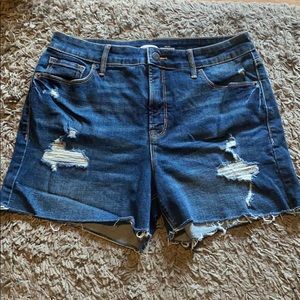 Old Navy Dark blue ripped shorts